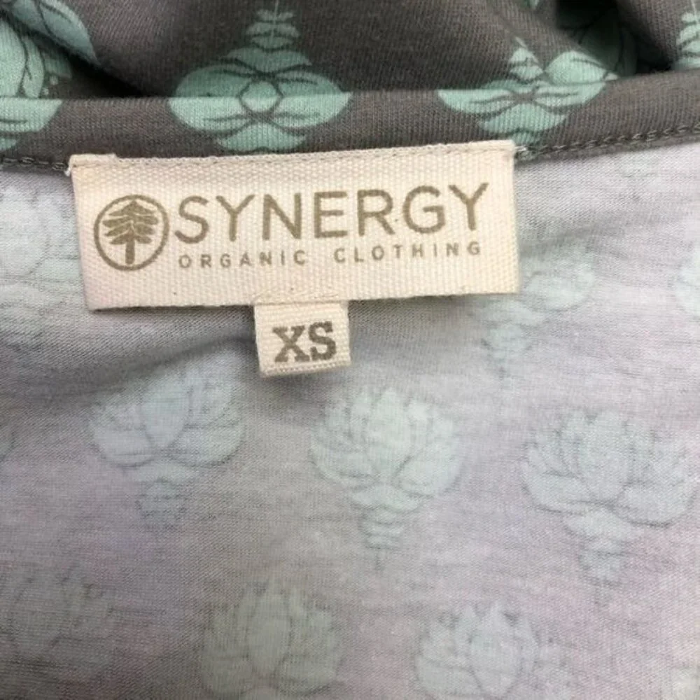 Synergy Organic Cotton Clothing Lotus Classic Wrap Dress | Extra Small - Picture 7 of 8